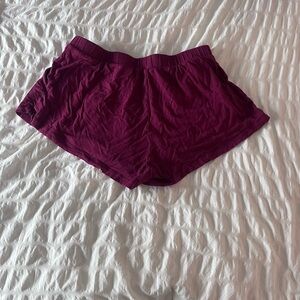 H&M Divided Maroon Shorts